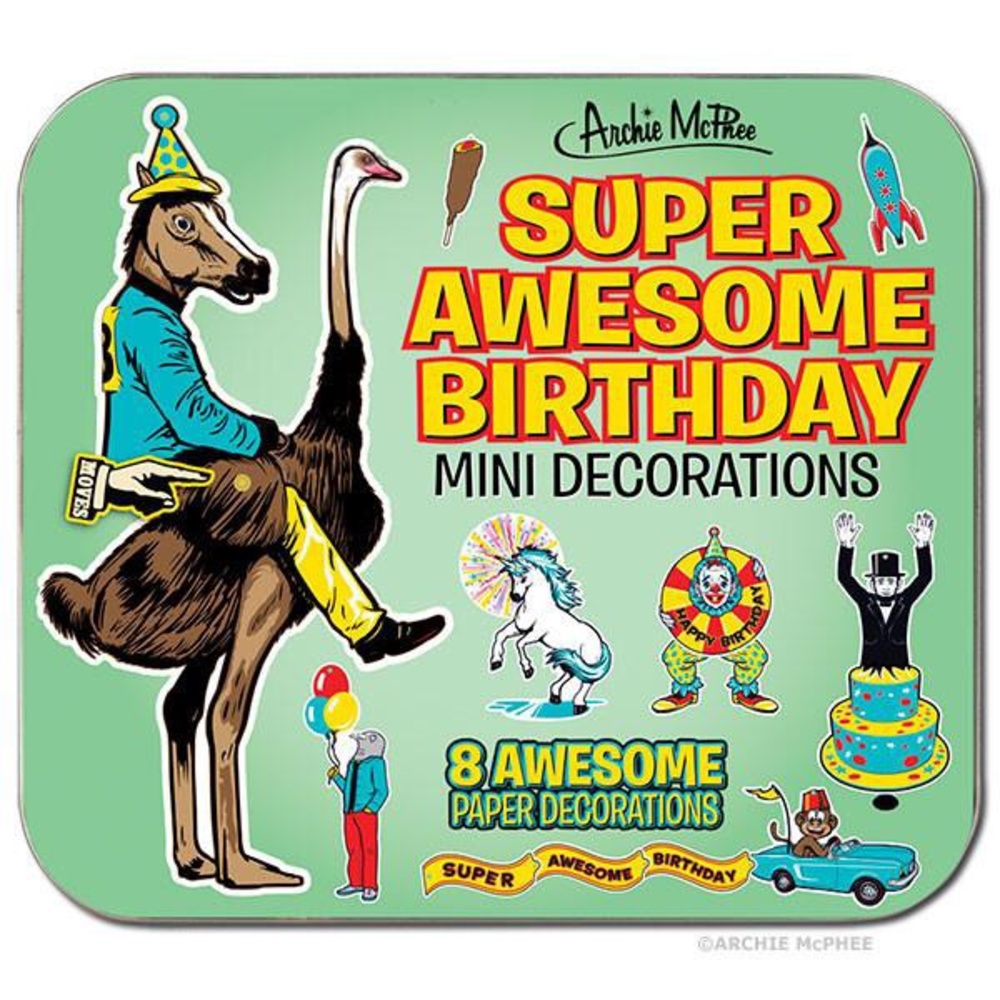 Archie McPhee Birthday Decoration Kit